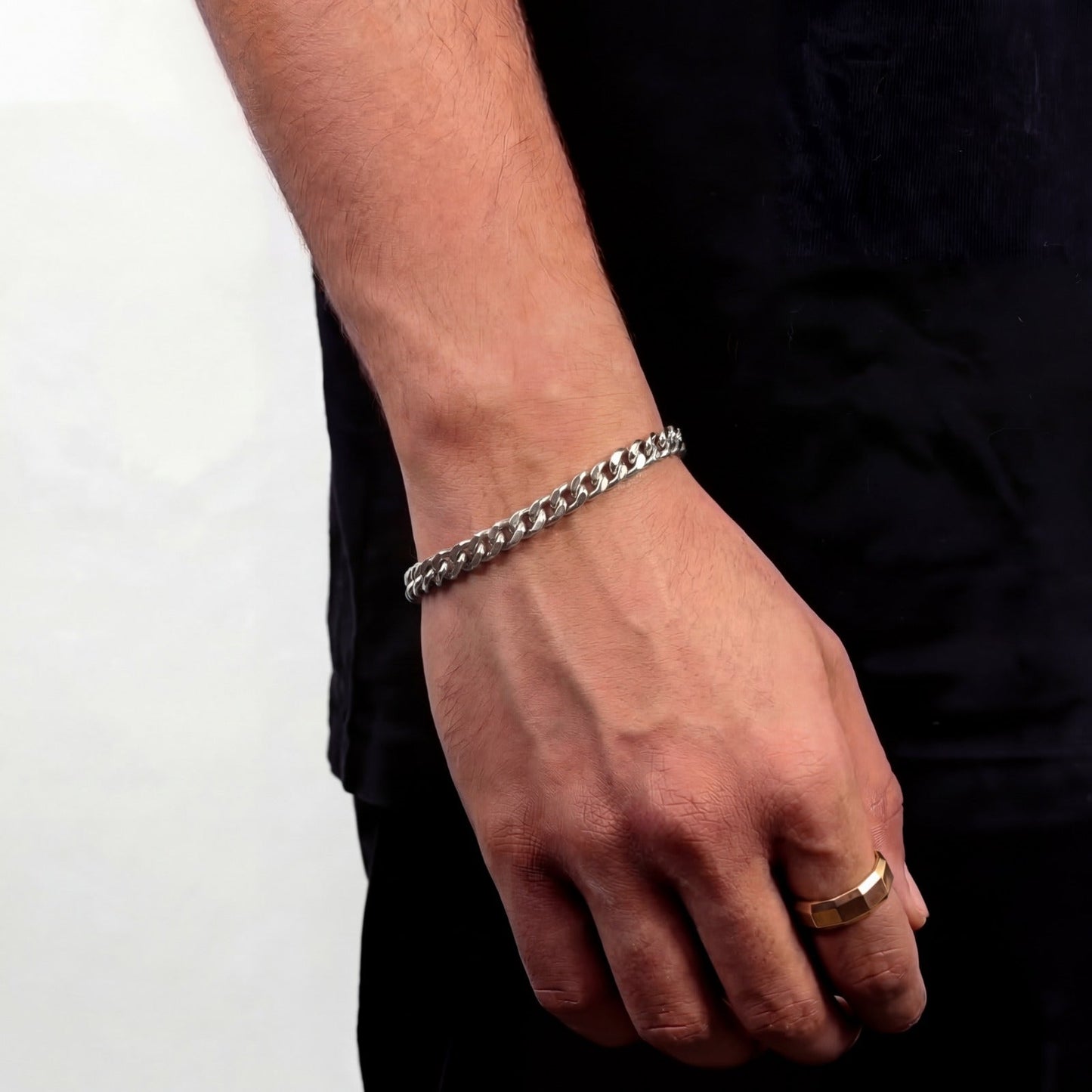 Cuban 5MM Bracelet (Silver)