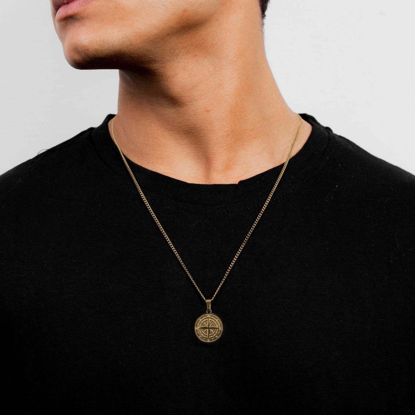 Compass Pendant (Gold)