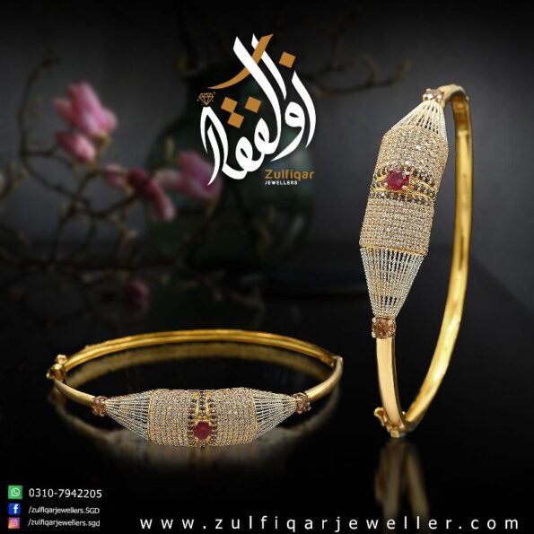 Gold Bracelet Design 024