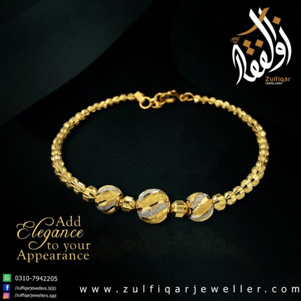 Gold Bracelet Design 036