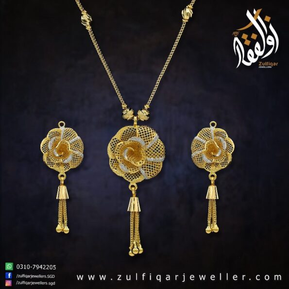Gold Necklace Design 029