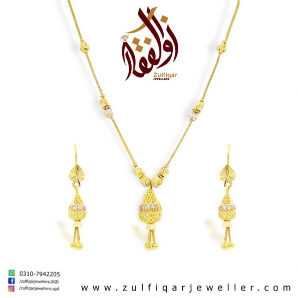 Gold Necklace Design 046