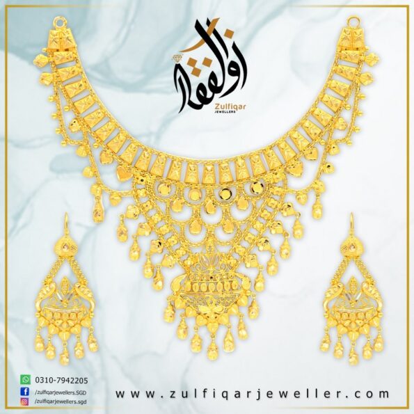 Gold Necklace Design 056