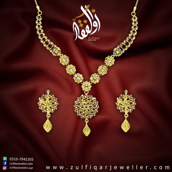 Gold Necklace Design 067
