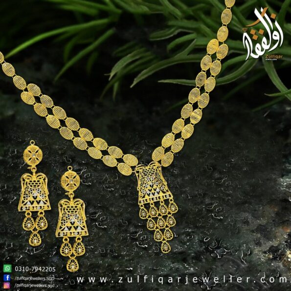 Gold Necklace Design 081