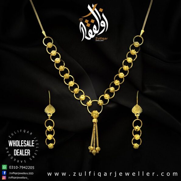 Gold Necklace Design 089