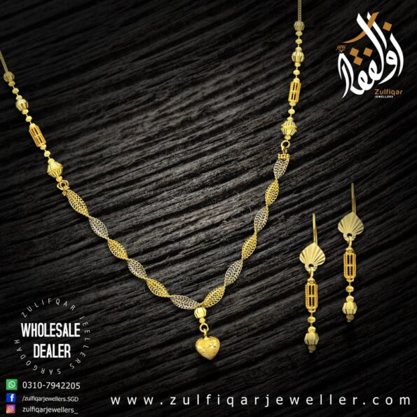 Gold Necklace Design 090