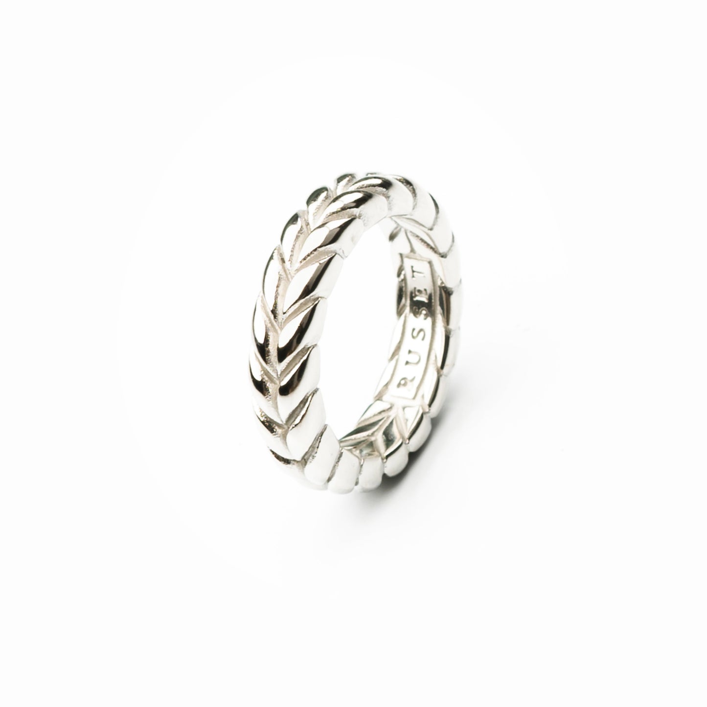 Chevron Band - (Silver)