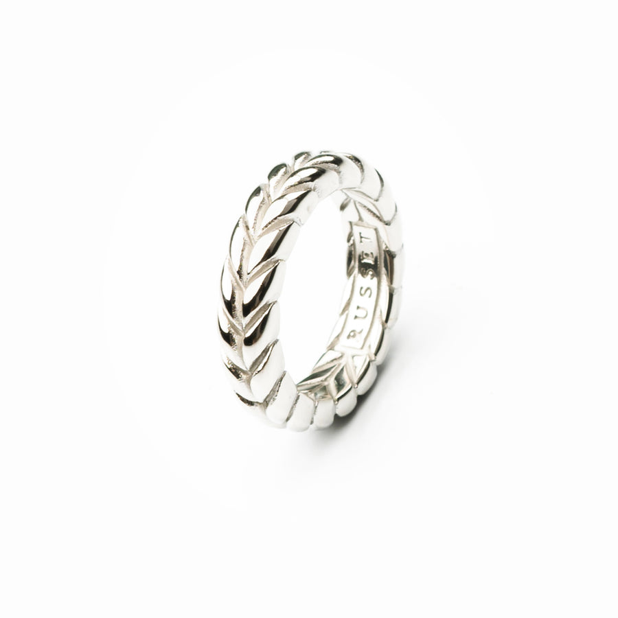 Chevron Band - (Silver)