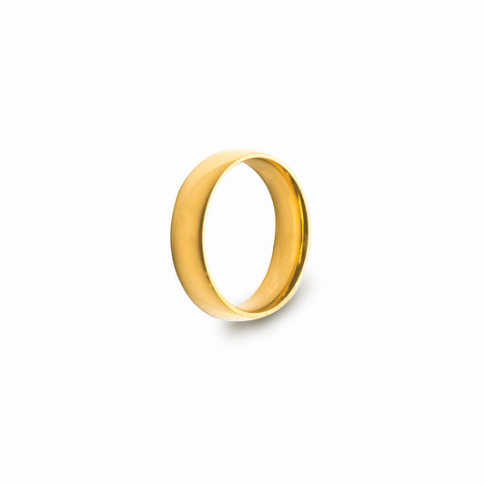Matte Finish Golden Ring