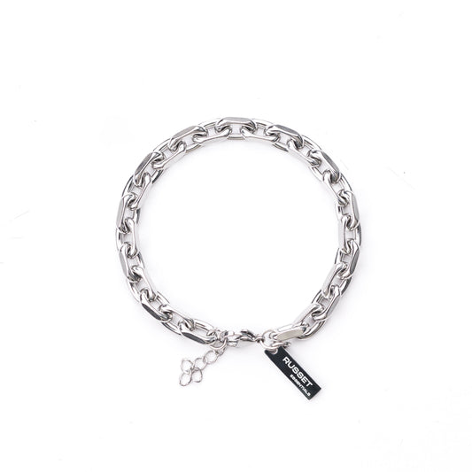 Cable Links 6MM Bracelet (Silver)