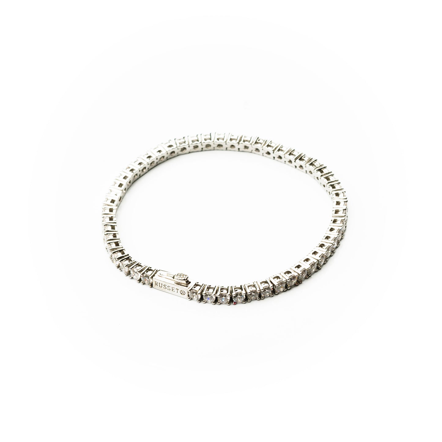 Tennis 3MM Bracelet (Silver)