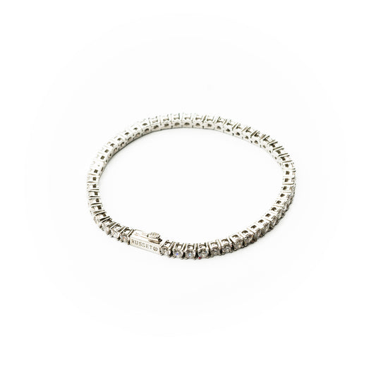 Tennis 3MM Bracelet (Silver)