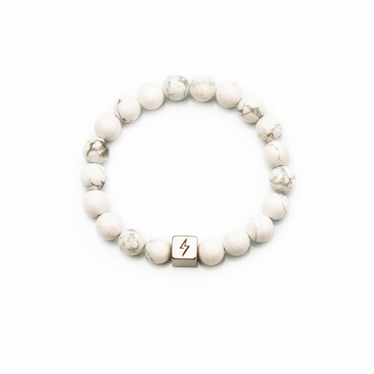 White Howlite Stone Bracelet