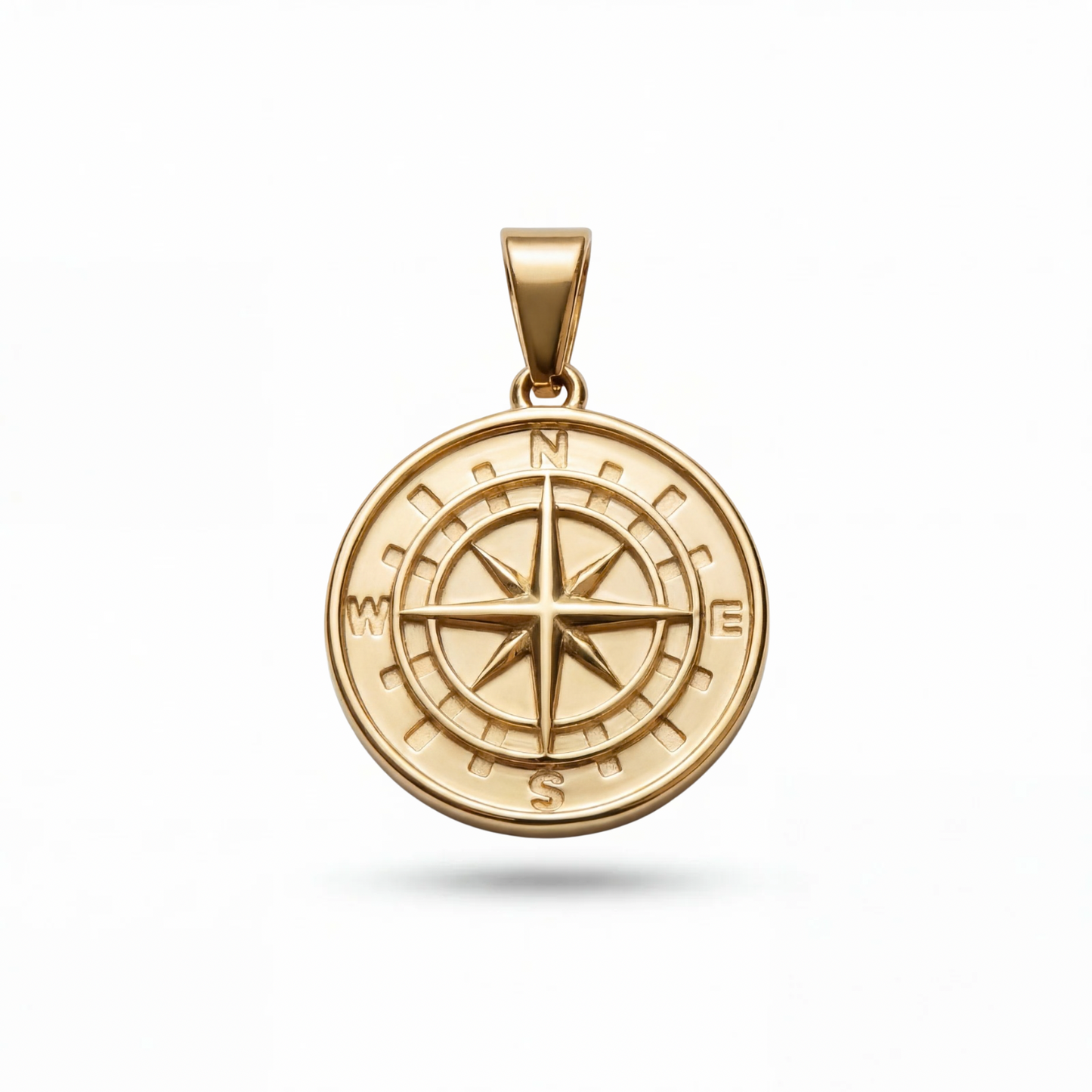 Compass Pendant (Gold)