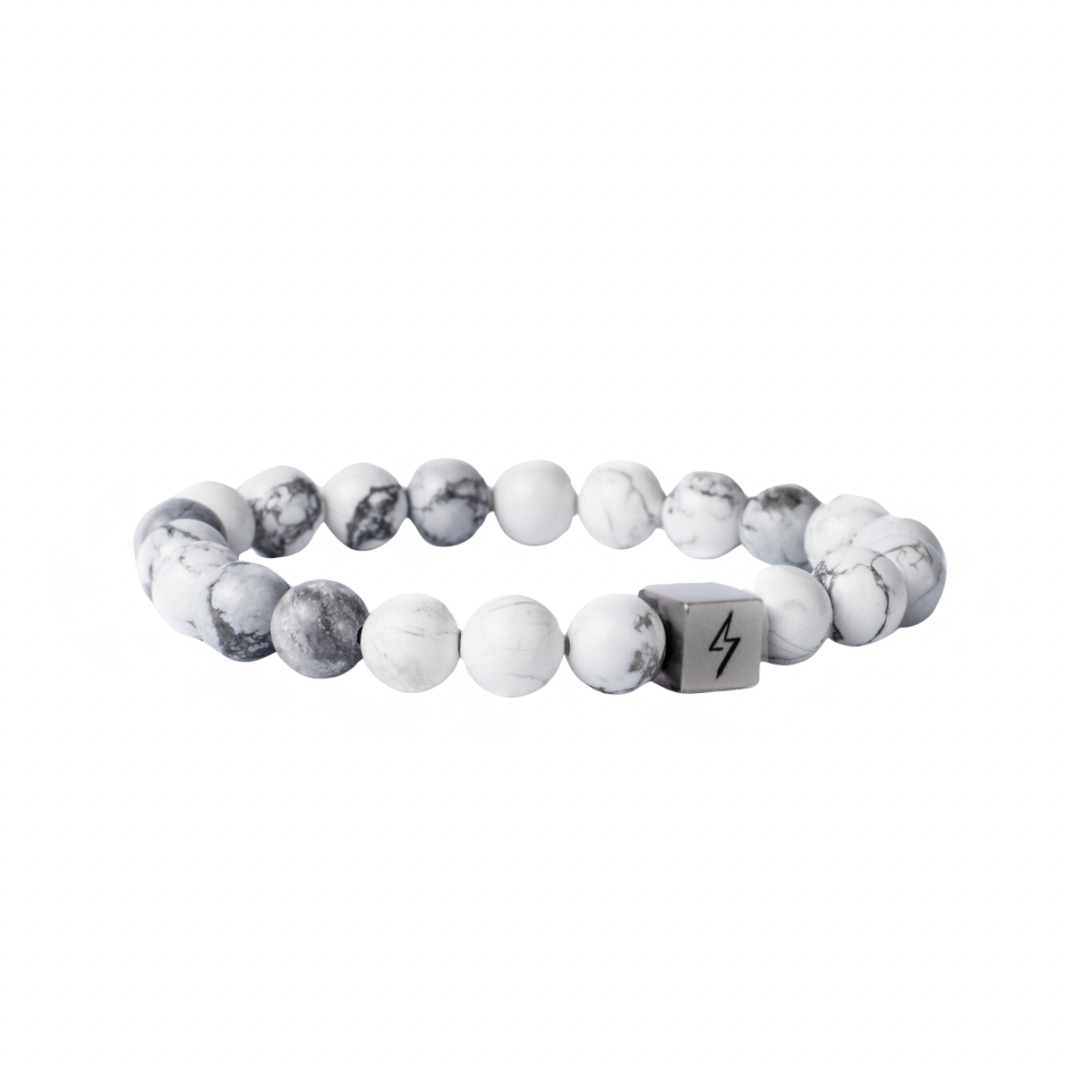 White Howlite Stone Bracelet
