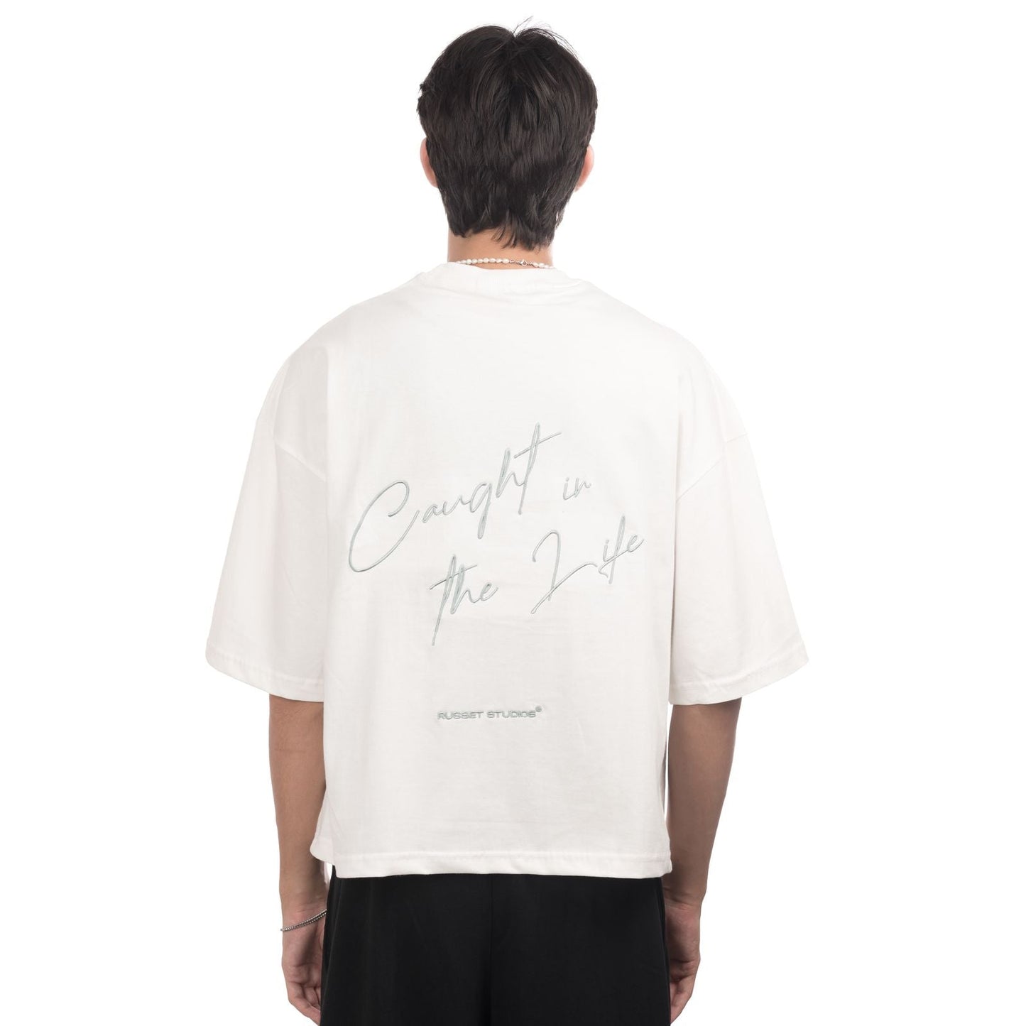 Russet Studios Oversized Tee - White