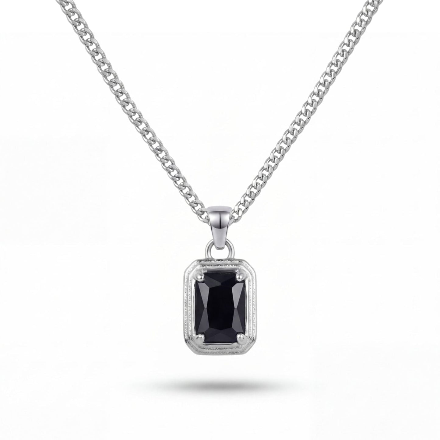 Black Emerald Pendant