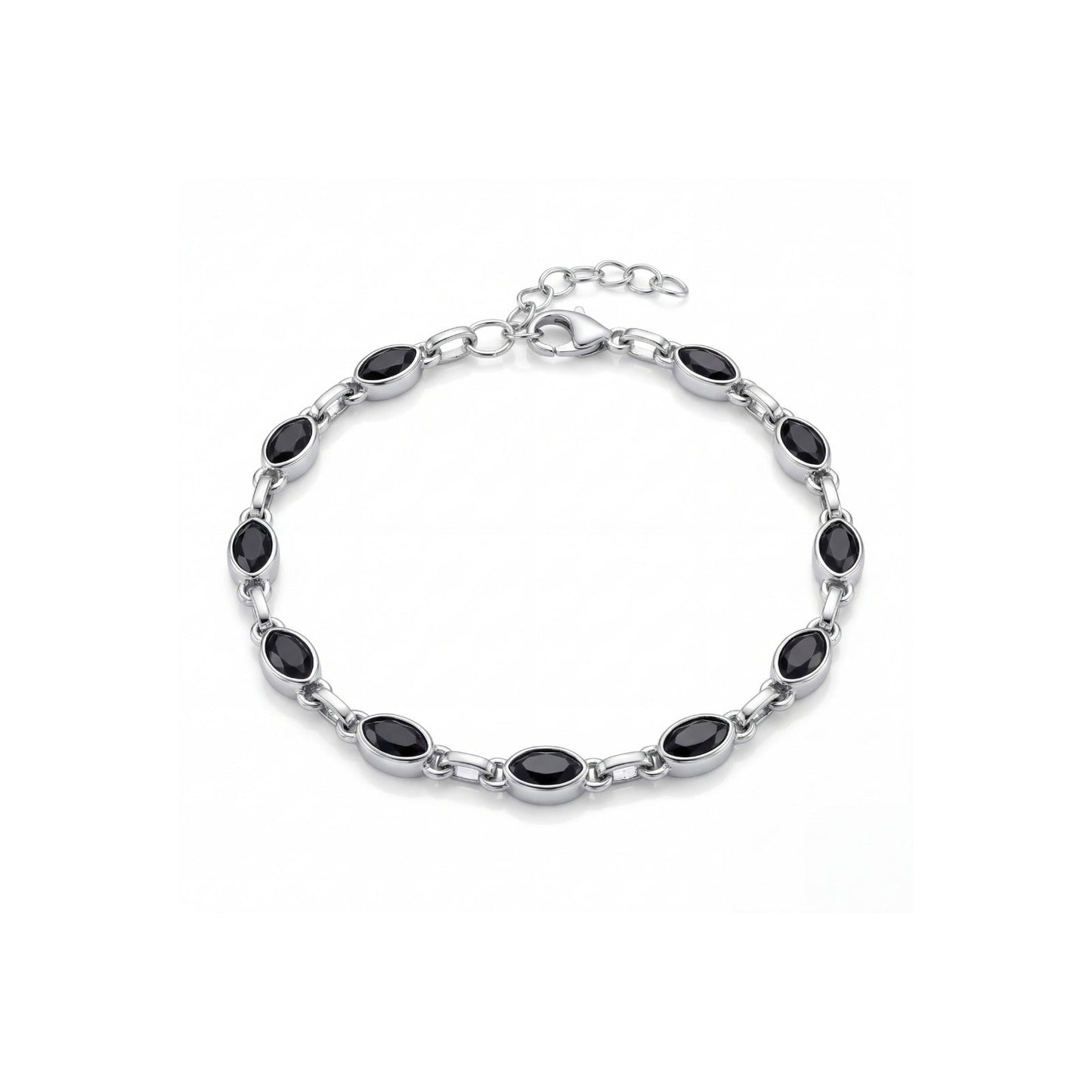Black Marquise Bracelet