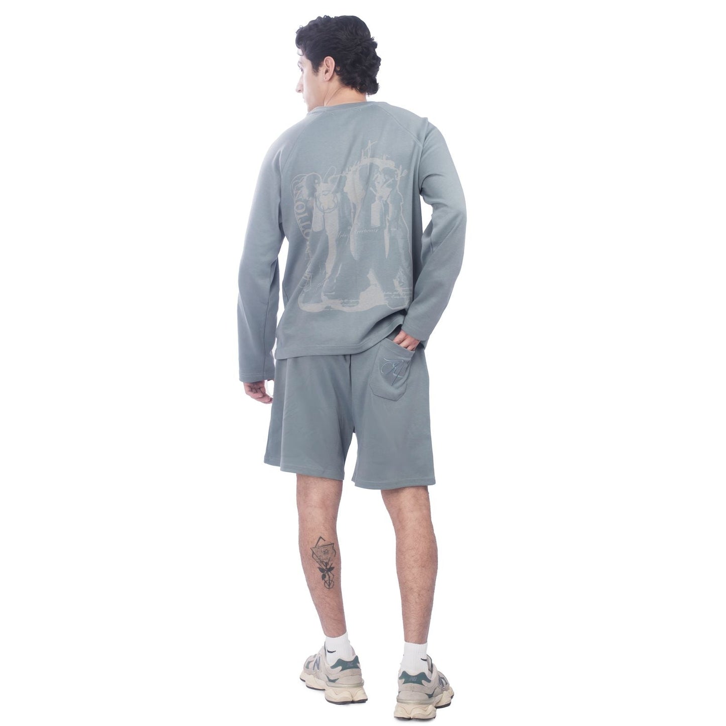 Urban Relaxed Tee -Reef Blue