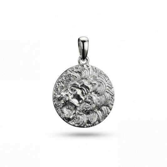 Lion Pendant (Silver)
