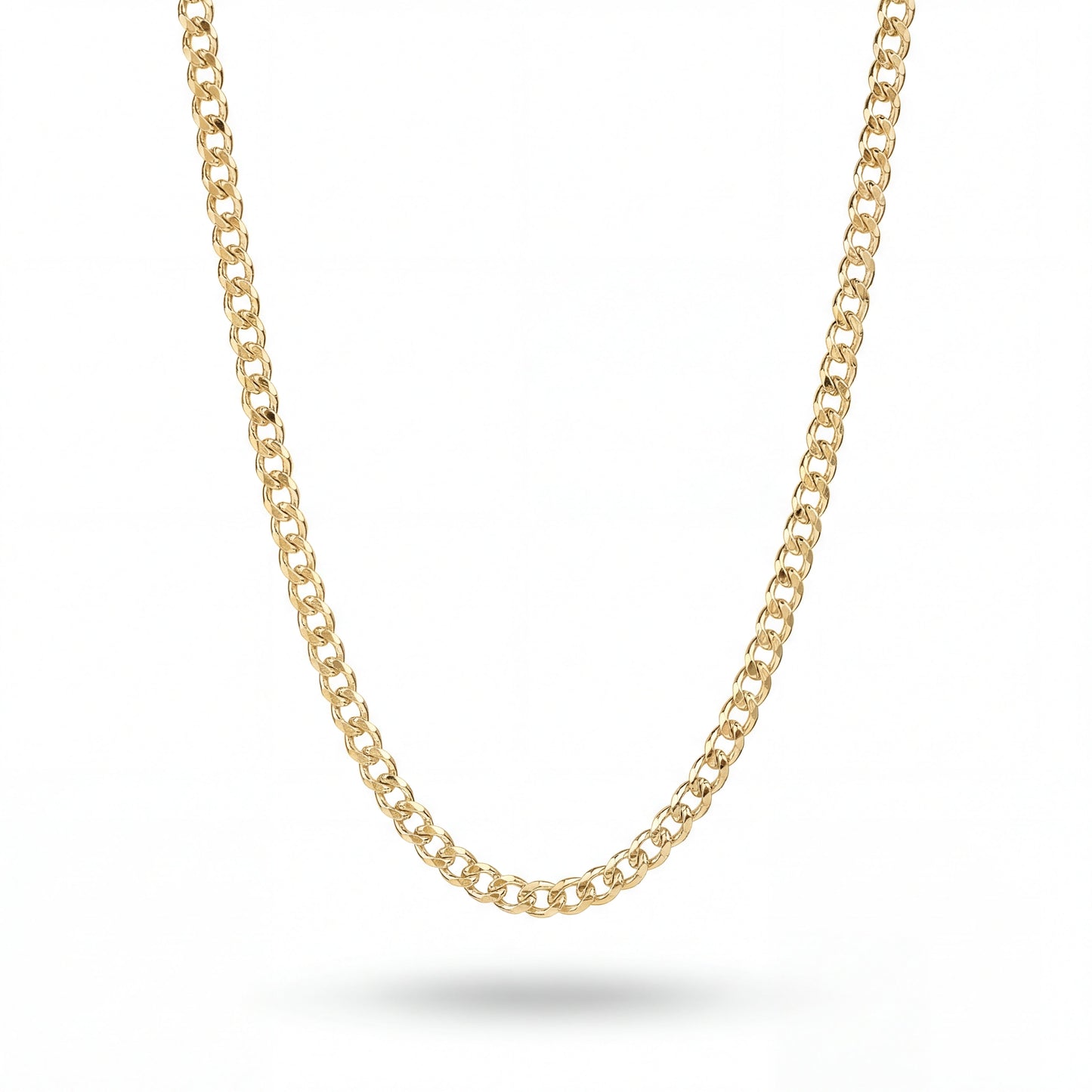 Curb 4MM Chain (Gold)