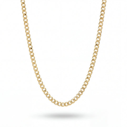 Curb 4MM Chain (Gold)