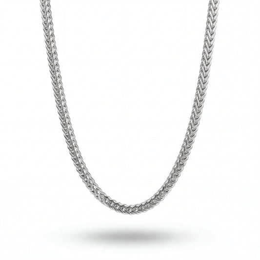 Foxtail 4mm Chain (Silver)
