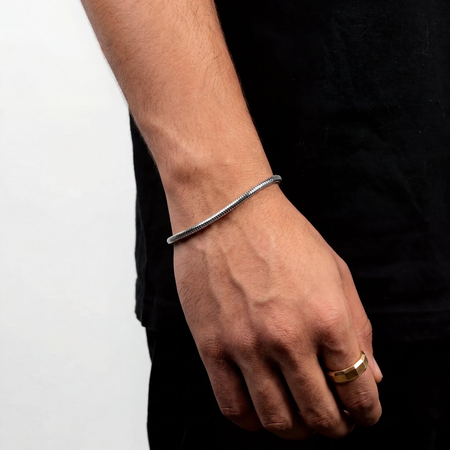 Snake Bracelet 3MM (Silver)