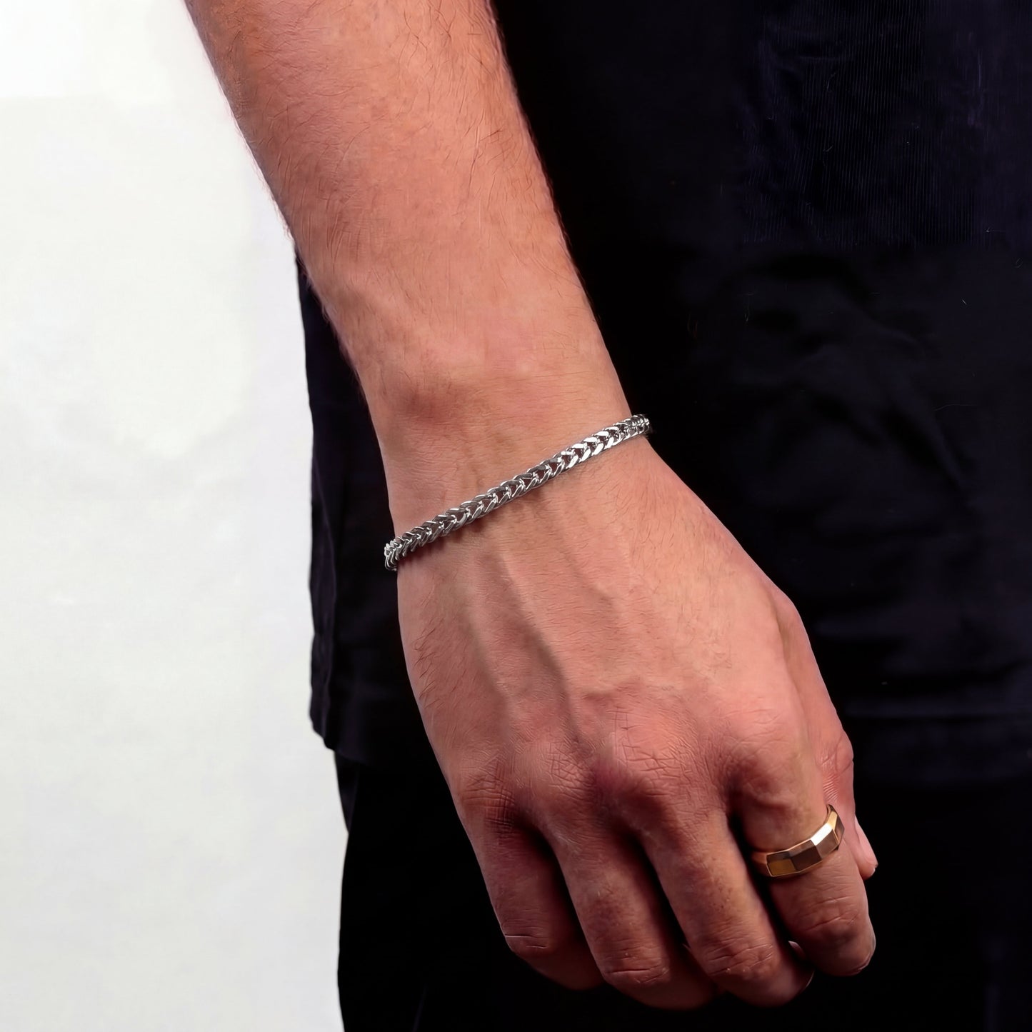 Foxtail 3MM Bracelet (Silver)