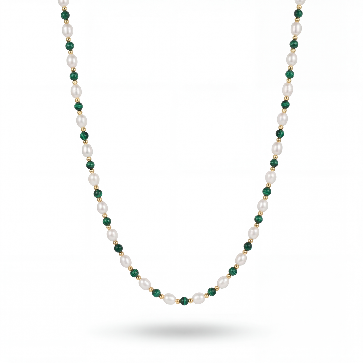 Malachite Pearl Chain