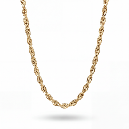 Rope 4MM Chain (Gold)