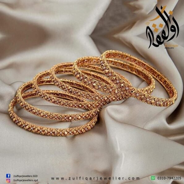 Gold Bangles Design 004