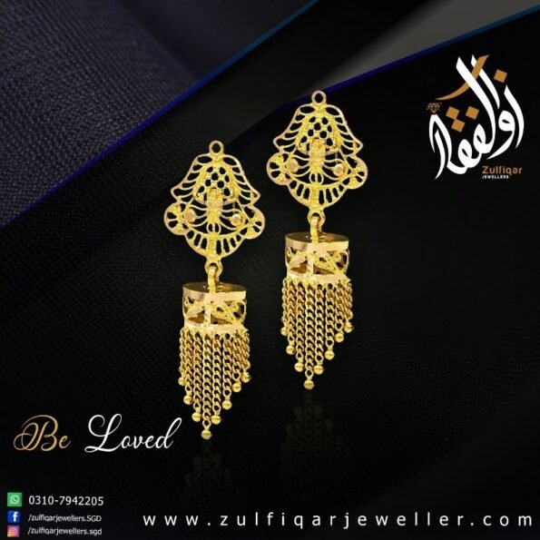 Gold Earring Design 018