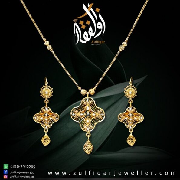Gold Necklace Design 041