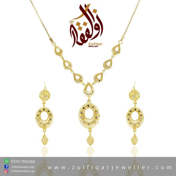 Gold Necklace Design 045