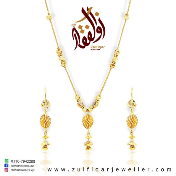 Gold Necklace Design 048