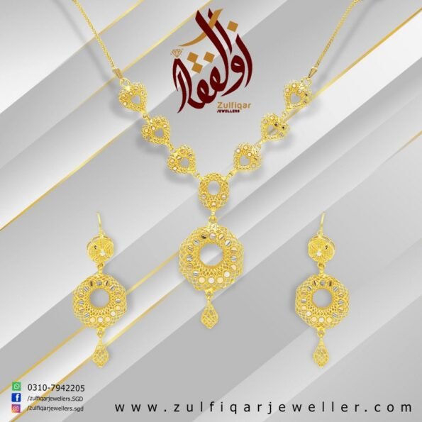 Gold Necklace Design 049