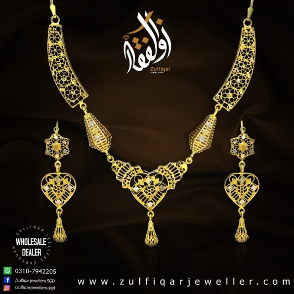Gold Necklace Design 086