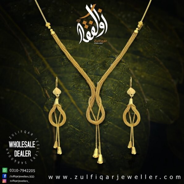 Gold Necklace Design 095