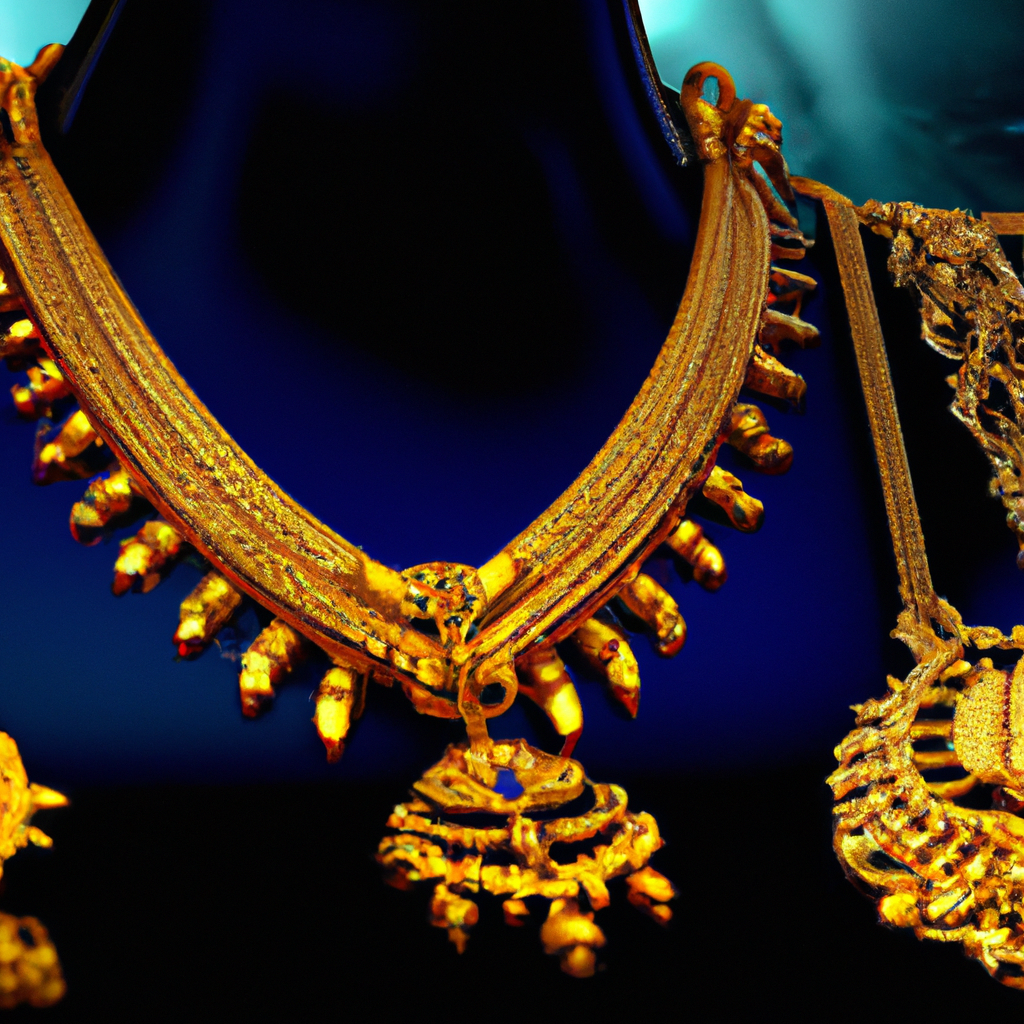 Latest Gold Necklace Set designs with price