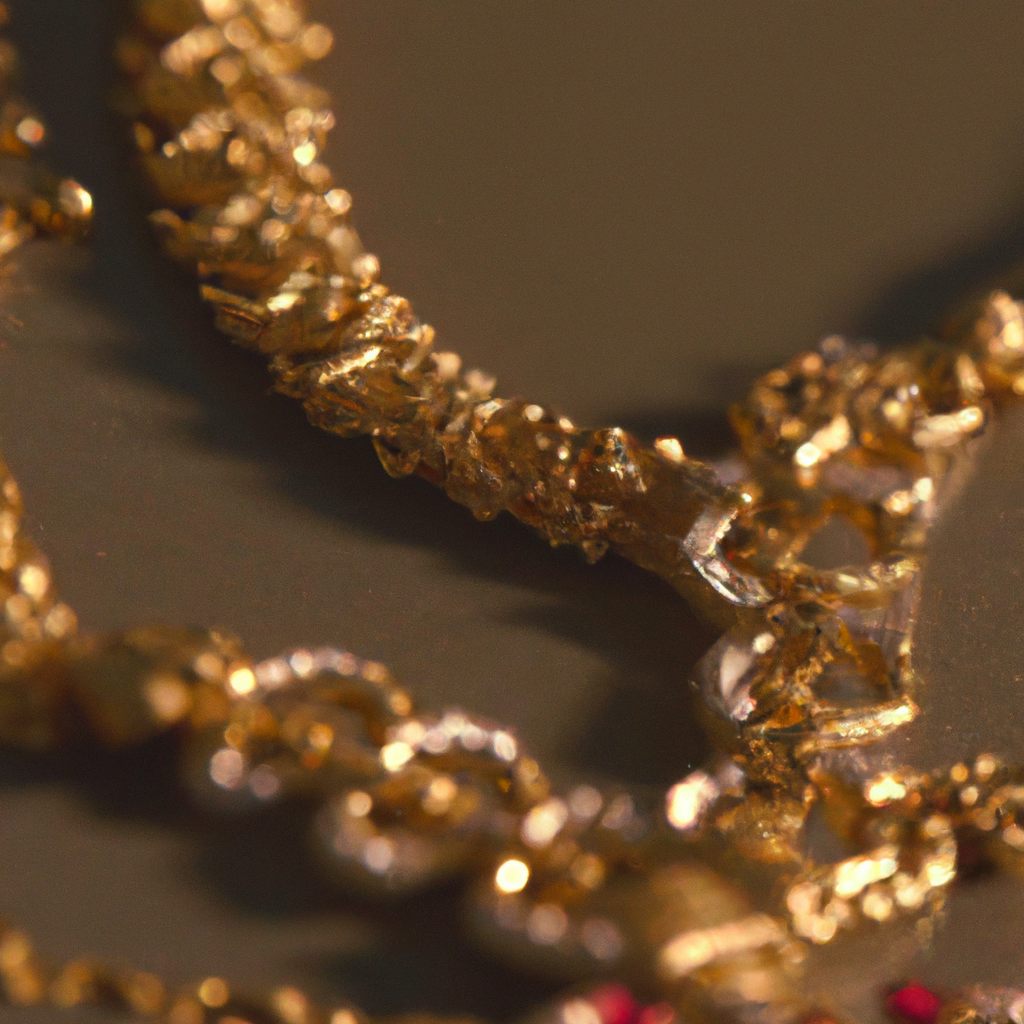 Gold necklace design images for wedding