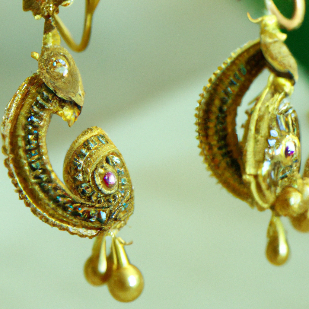 Latest Gold Earring Online in Sargodha