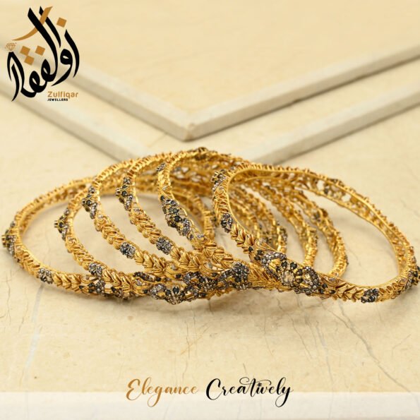 Gold Bangles Design 047