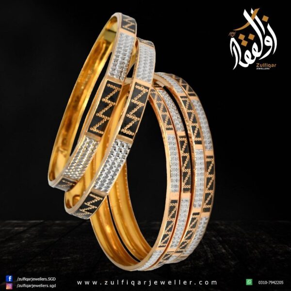 Gold Bangles Design 002