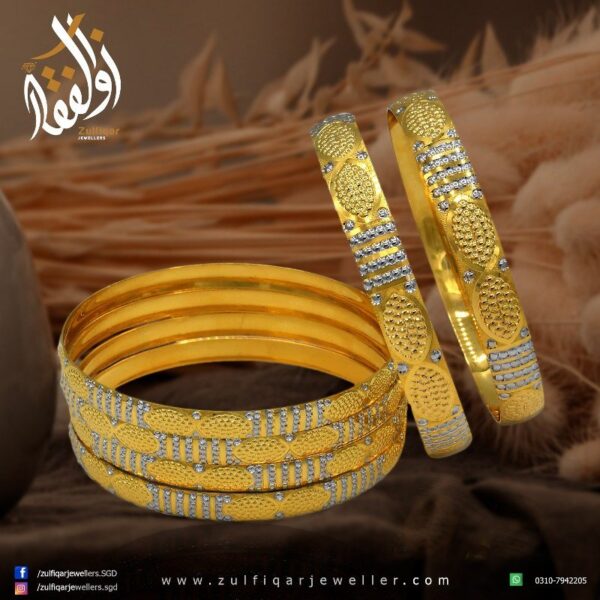 Gold Bangles Design 003