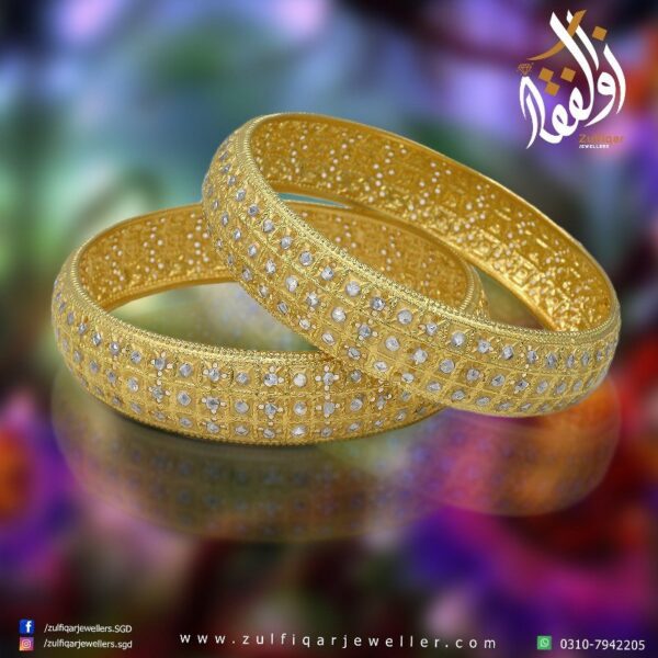 Gold Bangles Design 006