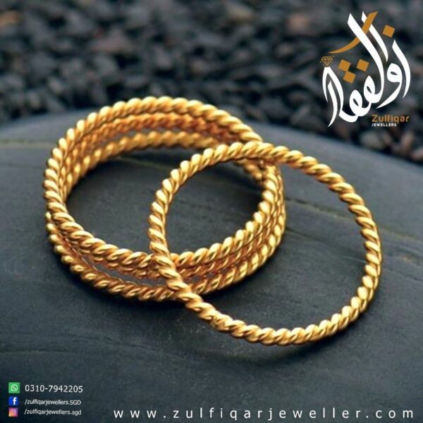 Gold Bangles Design 007