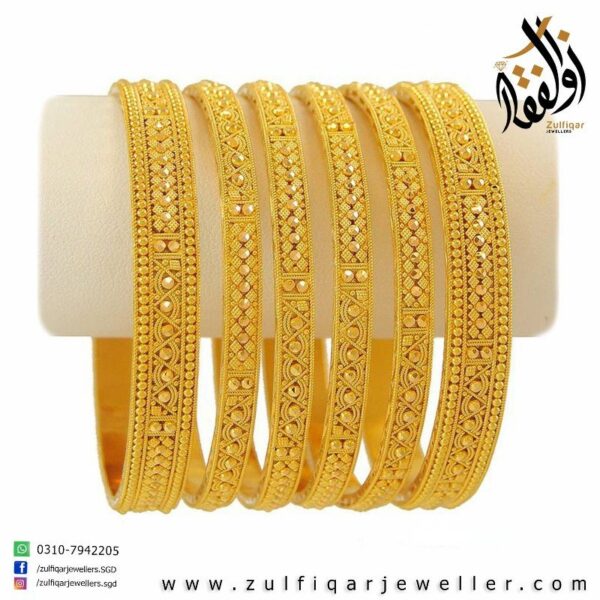 Gold Bangles Design 008