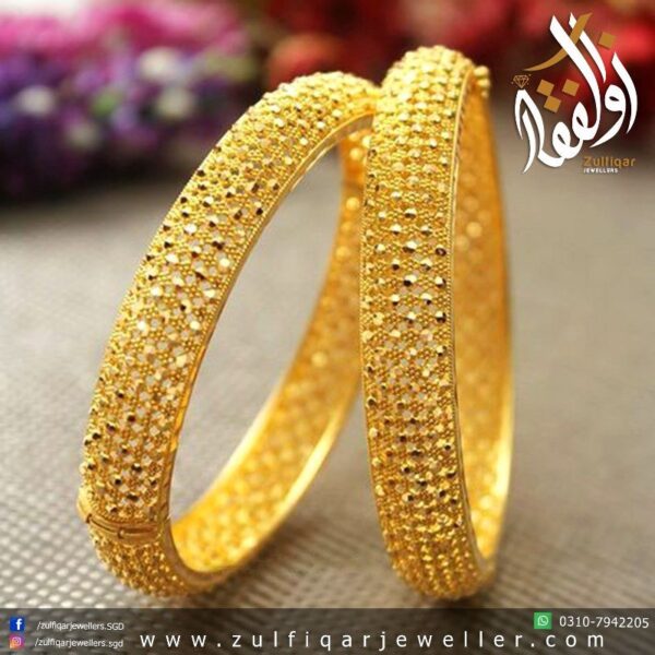 Gold Bangles Design 009